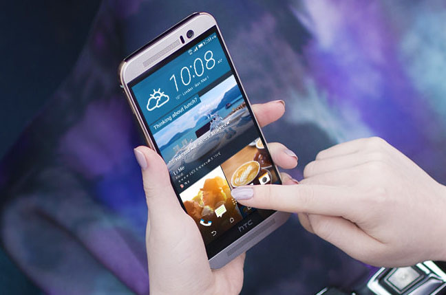 HTC One M9 Android smartphone