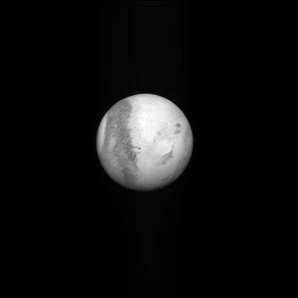 Mars as seen by Rosetta