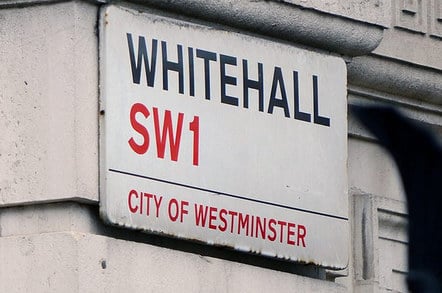 Whitehall road sign. Sgt Tom Robinson RLC/Crown copyright