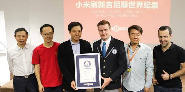Xiaomi World Record