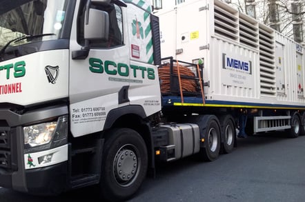 Power generators, Holborn, photo: Gavin Clarke