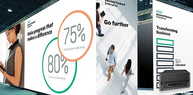 Hewlett Packard Enterprise's new branding system