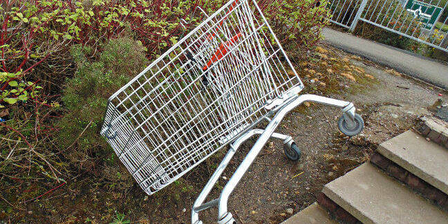 Shopping trolley. Pic: Mikey, Flickr