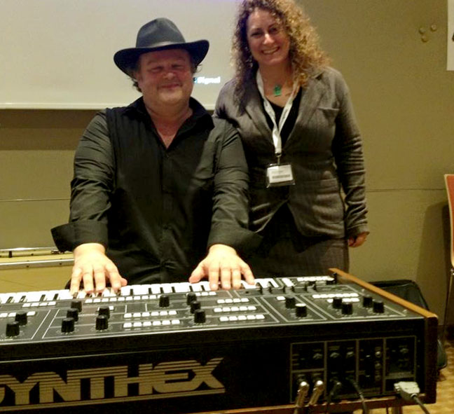 Paul Wiffen, the Elka Synthex and Michelle Moog