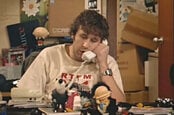 IT Crowd's Roy:on the phone