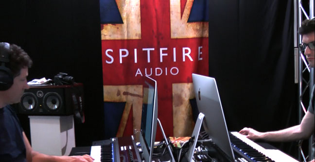 Spitfire Audio booth at Frankfurt Musikmesse 2015