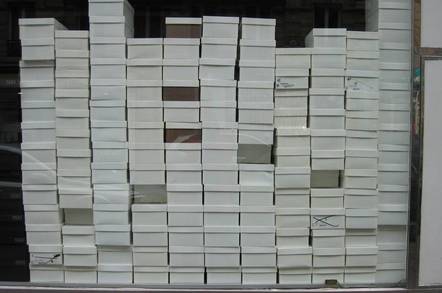 White boxes