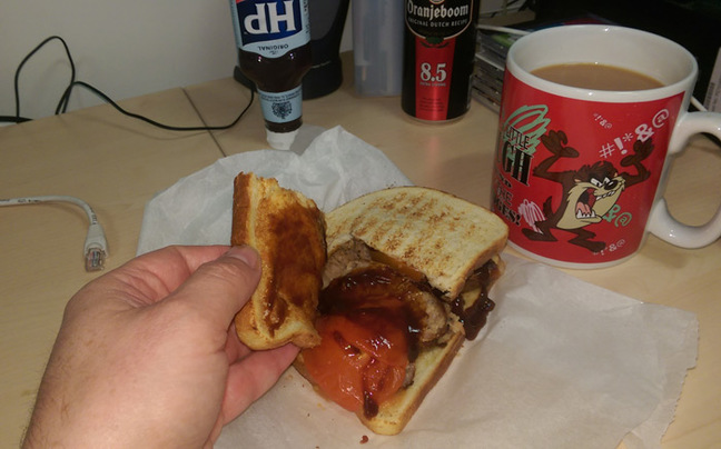 Paul Shackleton's sausage sarnie