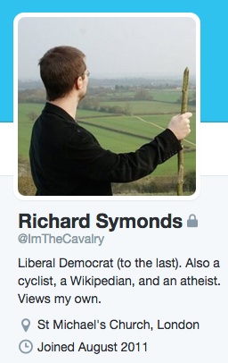 Symonds Twitter bio, since scrubbed