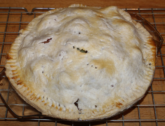 Neil's rhubarb pie