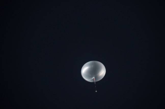 Super Pressure Balloon overhead in Victoria