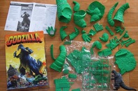 Godzilla toy in pieces