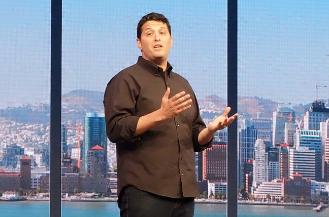 Microsoft's Terry Myerson, speaking at Build 2015