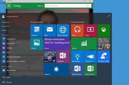 Aero transparency in the Start menu
