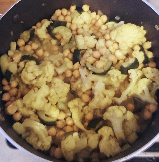 Ros and Toby's chickpea concoction