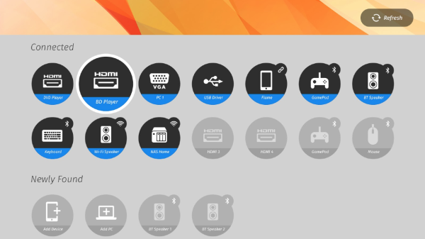 Firefox OS for televisions devices screen