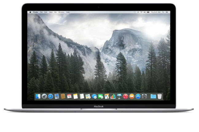 Macbook 2015 screen. Pic: Apple