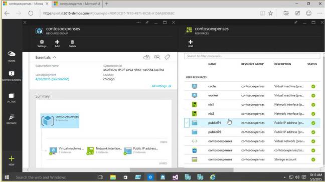 The Azure Stack portal