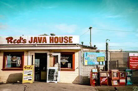 Red's Java house by https://www.flickr.com/photos/enerva/ CC 2.0 attribution https://creativecommons.org/licenses/by/2.0/