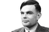Banksy-style graffiti image of Alan Turing