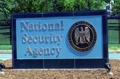 Sign outside the National Security Agency HQ