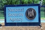 Sign outside the National Security Agency HQ