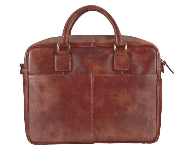 John Lewis Gladstone Leather Briefcase