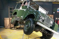 Tilted Land Rover photo Mark Whitehorn Paul Hazell