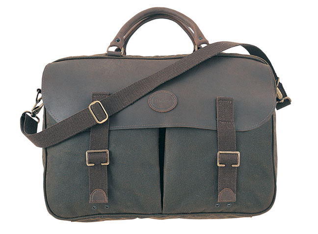  Barbour Wax Leather Briefcase
