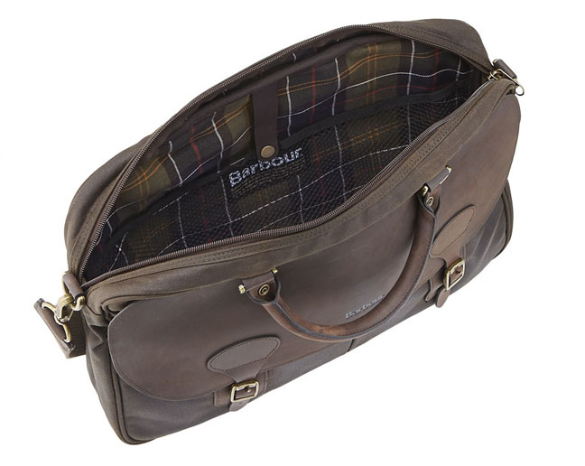  Barbour Wax Leather Briefcase