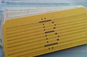 Bitcoin punch cards
