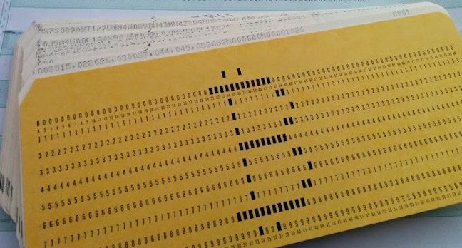 Bitcoin punch cards
