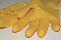 Rubber gloves. Pic: How can I recycle this