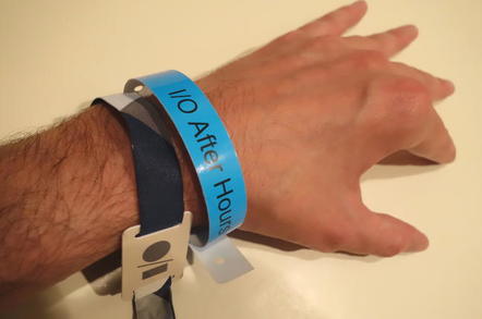 Wristbands at Google I/O 2015