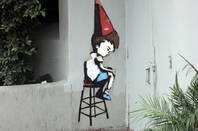 Dunce's cap graffiti by https://www.flickr.com/photos/lord-jim/ cc 2.0 attribution https://creativecommons.org/licenses/by/2.0/