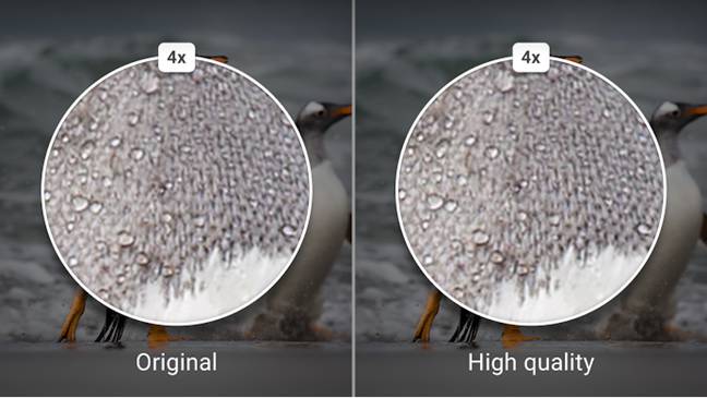 Google's lossless photo app