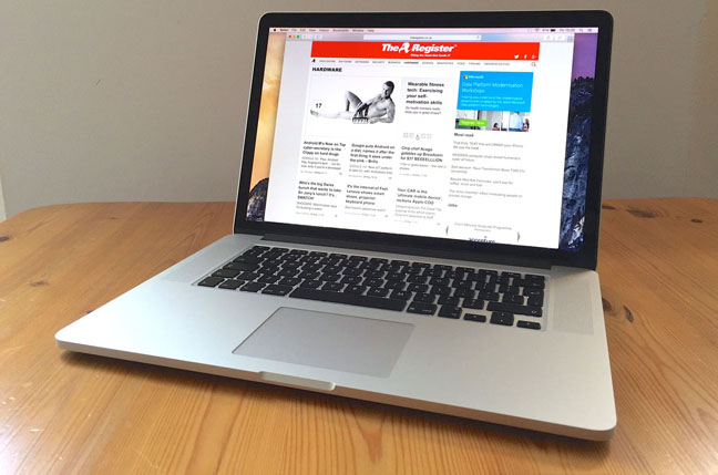 Force Touch tweak: Apple 15-inch MacBook Pro with Retina Display