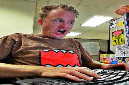 Developer in a rage