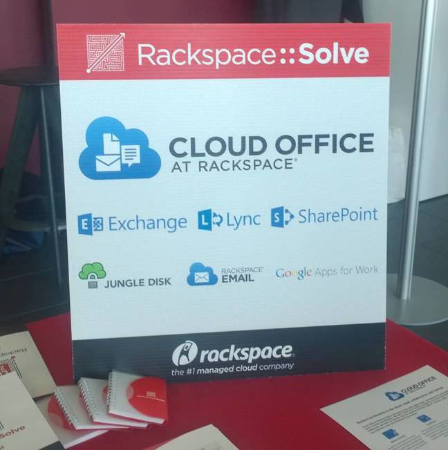 Rackspace will manage Microsoft or Google cloud applications for you Rackspace will manage Microsoft or Google cloud applications for you