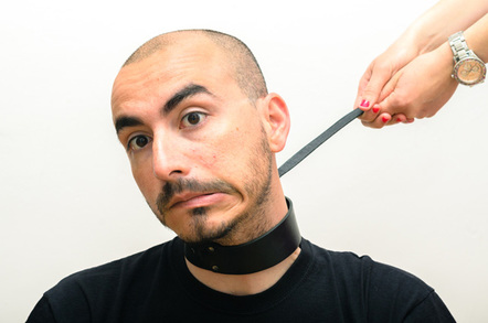 Bondage man image via Shutterstock