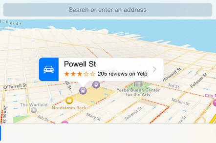 Apple Maps on iOS