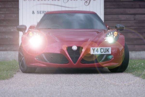Alfa 4 with bright lights