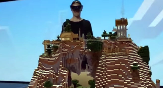 Minecraft HoloLens