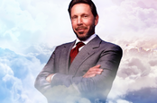 larry ellison in the cloud