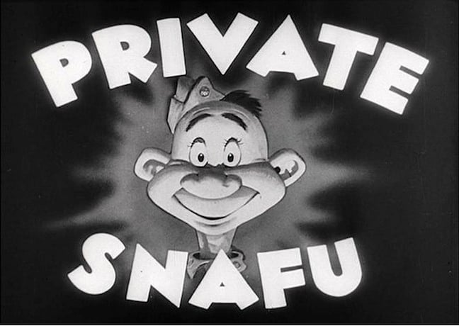 Cartoon - Private SNAFU