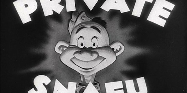 Cartoon - Private SNAFU