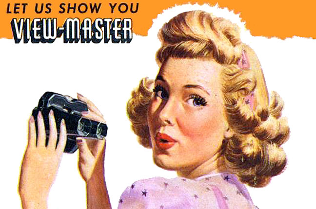 View-Master vintage advertisement