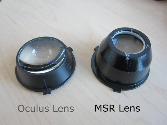 The two lenses side-by-side