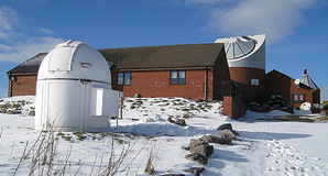 Spaceguard Center in snow, photo: The Spaceguard Center