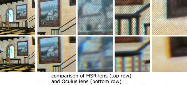 Image comparison, MR vs Oculus Image comparison, MR vs Oculus